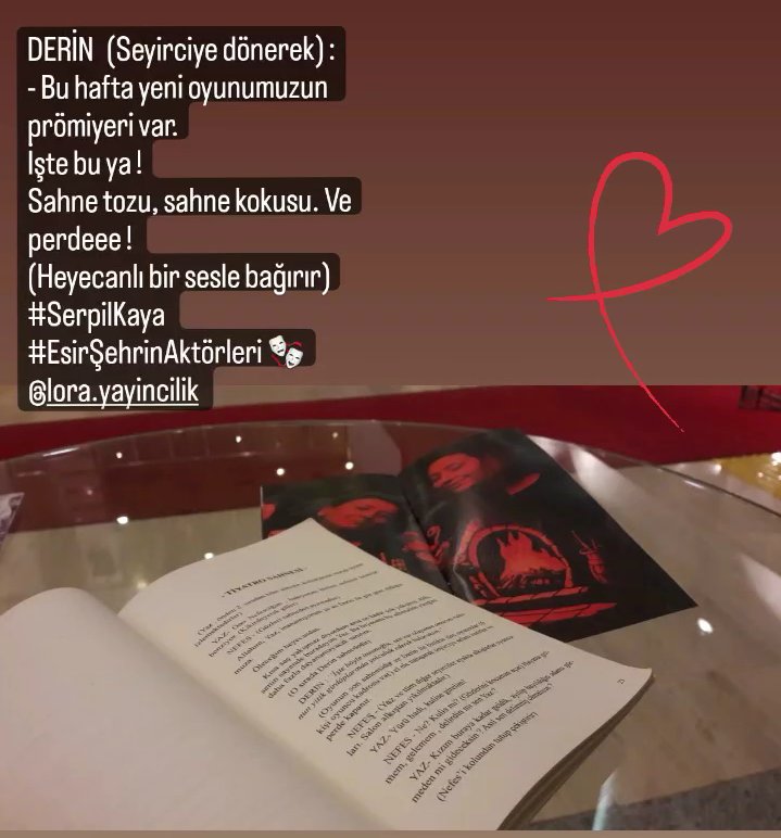 Serpil__Kaya's tweet photo. #SerpilKaya #EsirŞehrinAktörleri #Tiyatro #Theater #FloraKitap https://t.co/bckfnSXbmG