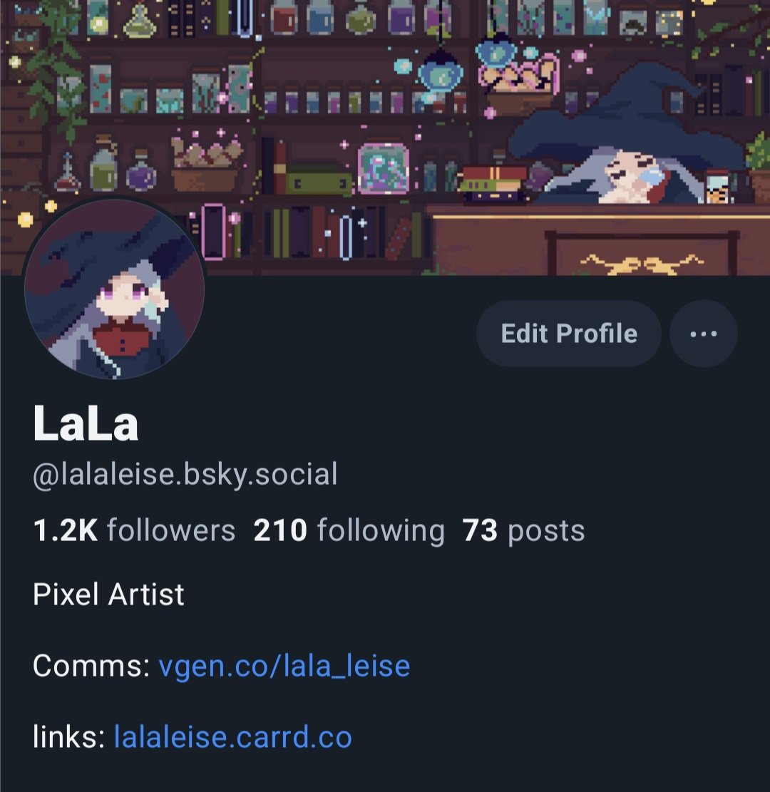 I'm on 🦋! I'm planning to be more active there compared here 🥺