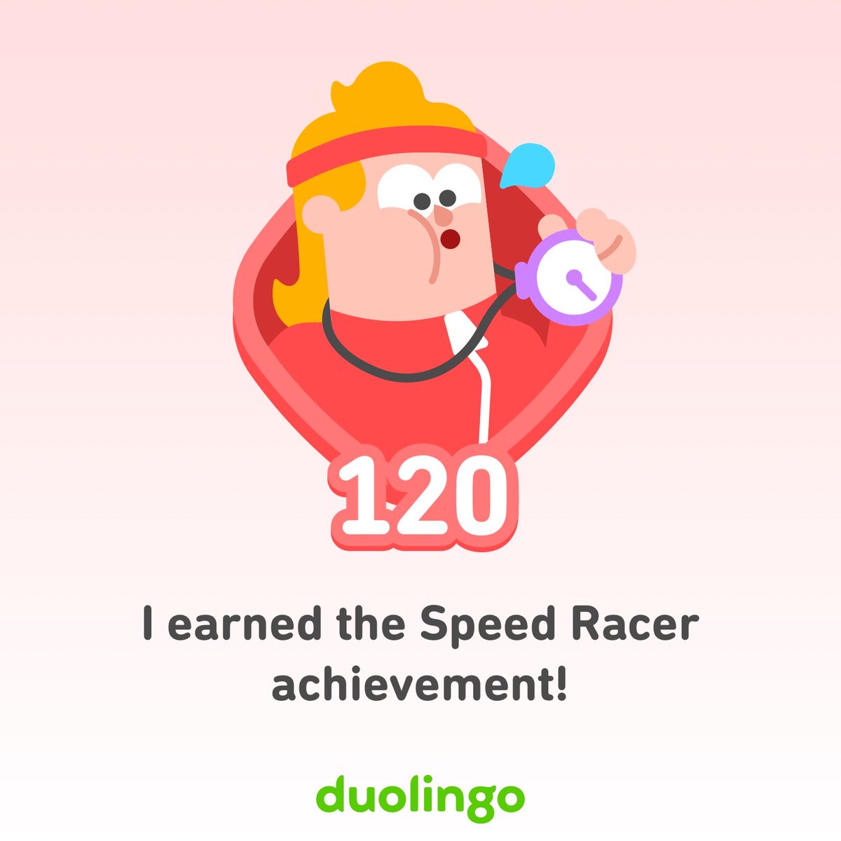 gatsbeta's tweet photo. I earned an achievement on Duolingo! It’s free, fun, and effective for learning languages. https://t.co/oKHcKV8Xl8