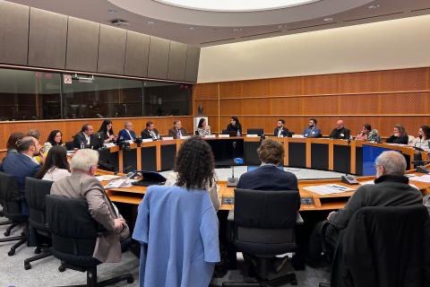SiranushSargsy1's tweet photo. Had the honor of speaking at the #EuropeanParliament yesterday on 'COP29 in Baku: Greenwashing or Ethnic Cleansing?'
Huge thanks to MEP Loucas Fourlas, all the present MEPs,distinguished speakers, the #EAFJD and everyone who attended.
#FreeArmenianHostages
#StopGreenwashGenocide https://t.co/I8kq0iKCSo