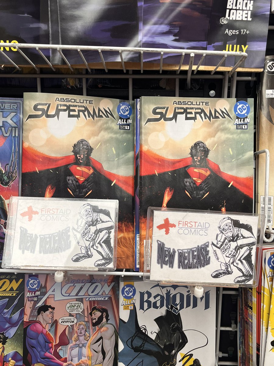 FIRSTAIDCOMICS's tweet image. New release and we got #AbsoluteSuperman