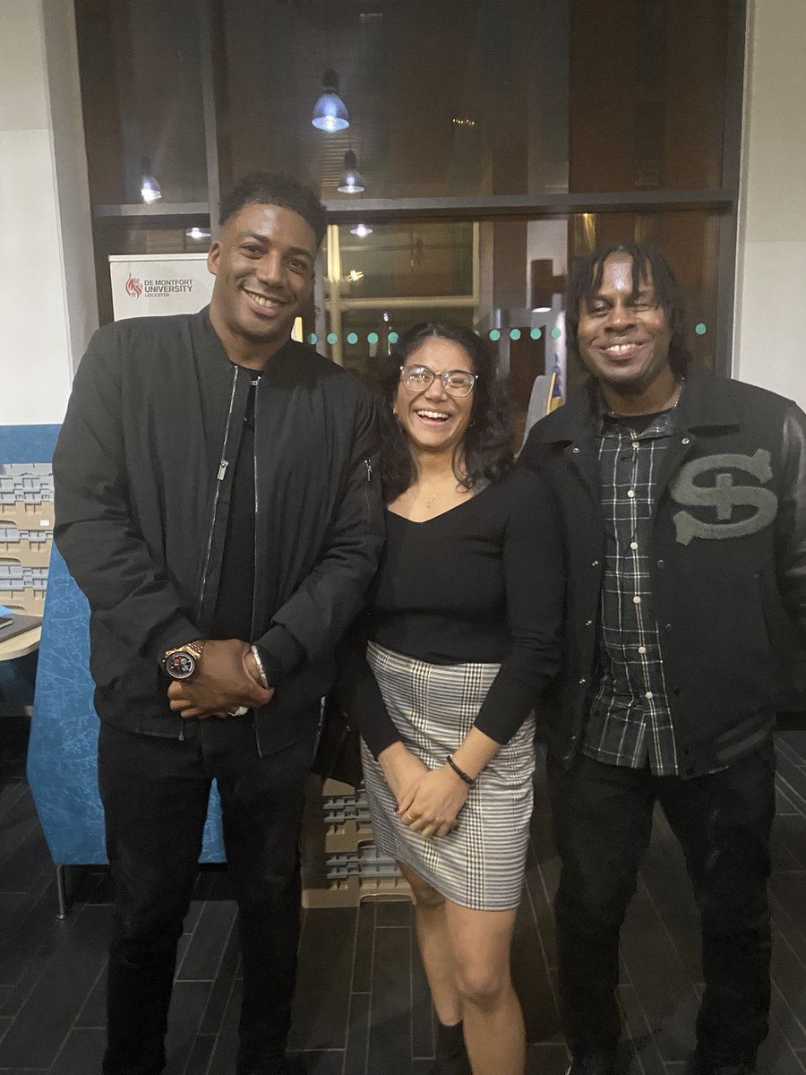 Chandini Subramanyam (@chan_supermario) on Twitter photo A joy to meet Delano Presto and Lloyd Luther. A chance to hear about their journeys as Black men in the music industry and their narratives on mental health!
<a href="/dmuleicester/">dmuleicester</a> A joy to meet Delano Presto and Lloyd Luther. A chance to hear about their journeys as Black men in the music industry and their narratives on mental health!
<a href="/dmuleicester/">dmuleicester</a>