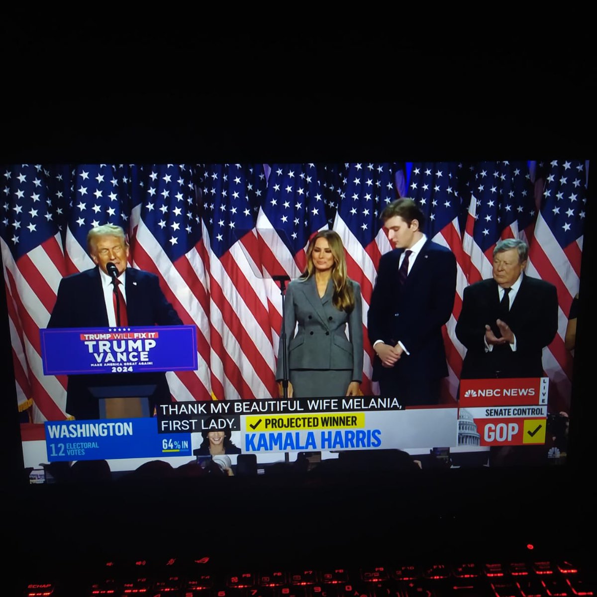 MbouleSr's tweet photo. 👏 👍 🎉 🎊 🙏  POTUS-elect Donald Trump! 🔥
#DonaldTrump #MAGA #MakeAmericaGreatAgain #USA #DonalTrump2024 https://t.co/hgVSuVgo36