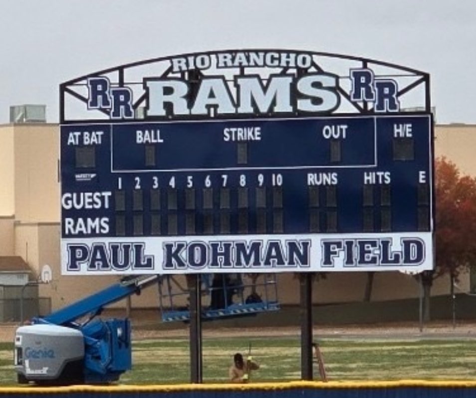 _RRHSathletics's tweet photo. Rams Softball 🥎 gets an upgrade!!! https://t.co/N1a42681Lv