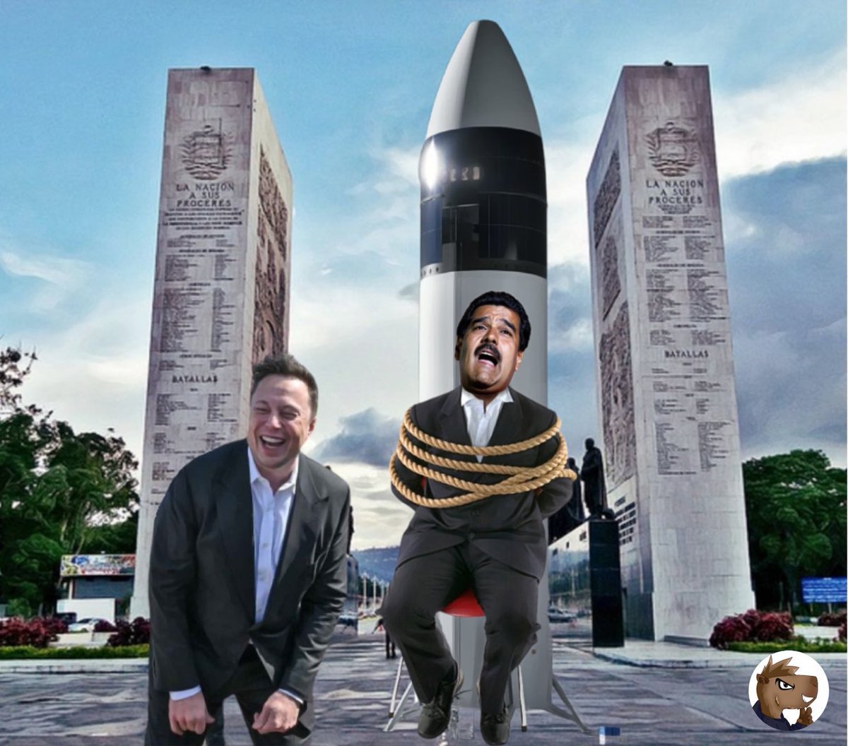 ChiguieTripolar's tweet photo. Elon Musk cumpliendo con la primera misión que le encomendó Trump https://t.co/Vb0Jkh8O8c