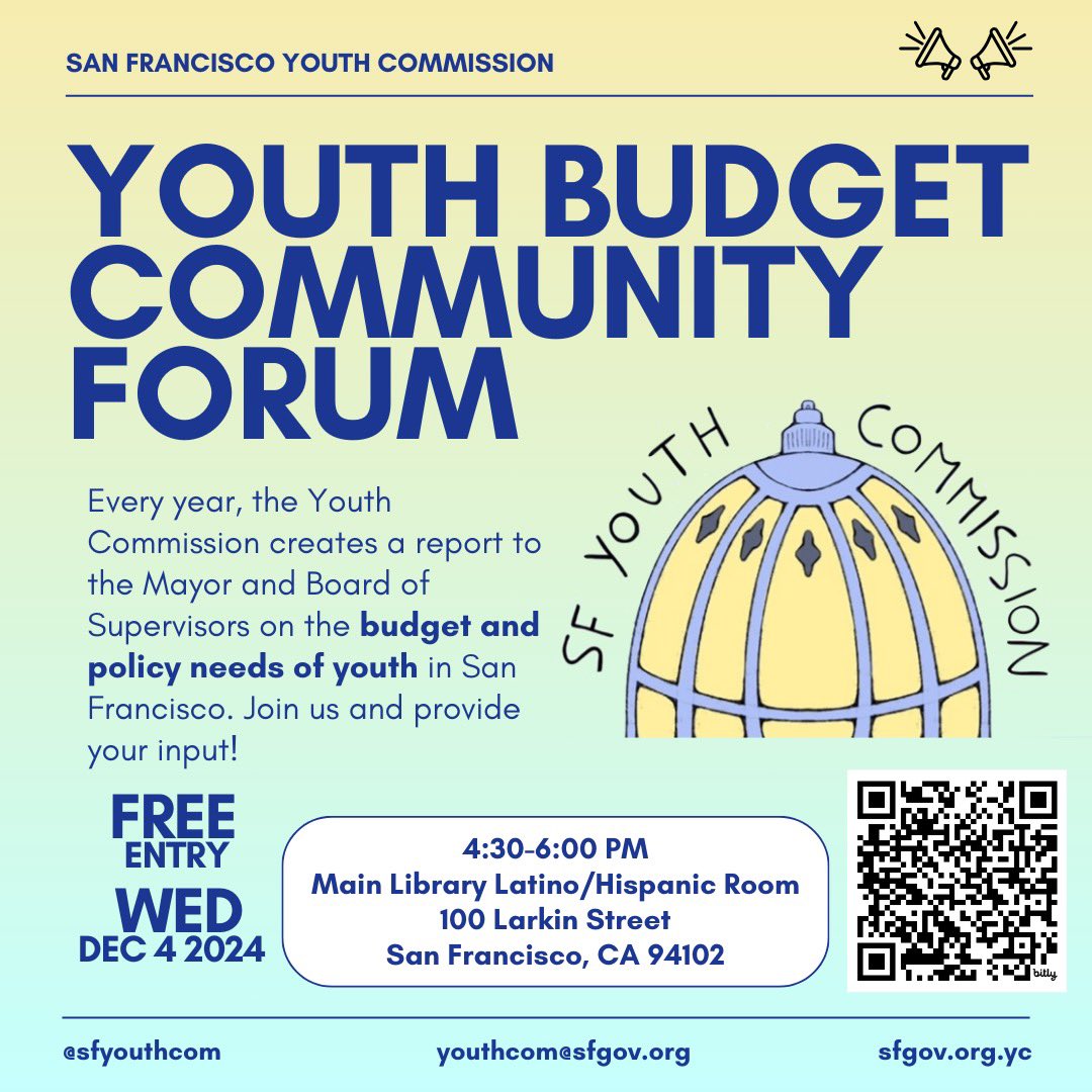 San Francisco Youth Commission tweet media