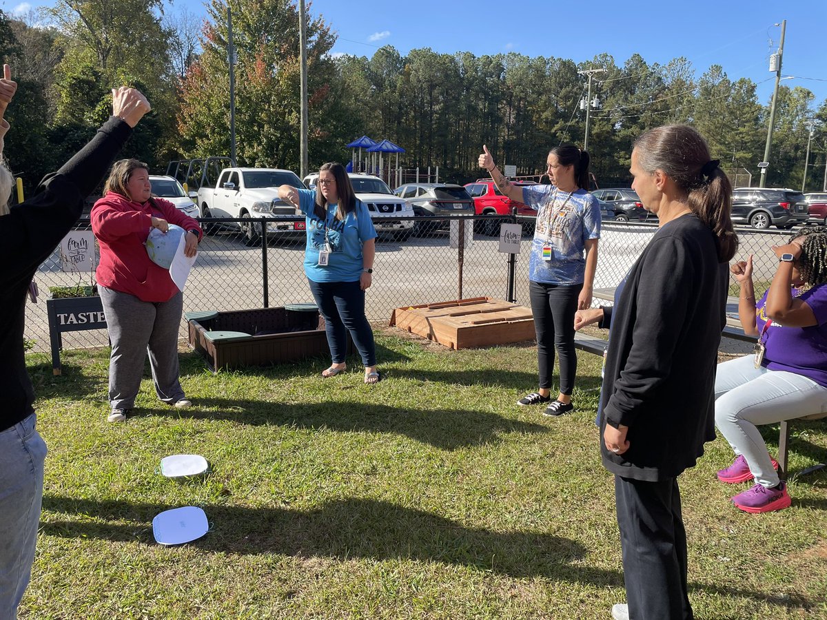 GettingSTEMDunn's tweet image. Yesterday was a great day of Professional Learning with WGYSTC! Thanks for bringing us Getting Little Feet Wet, Trees and Me, and Growing Up Wild for the Sensory Garden at McGarity!