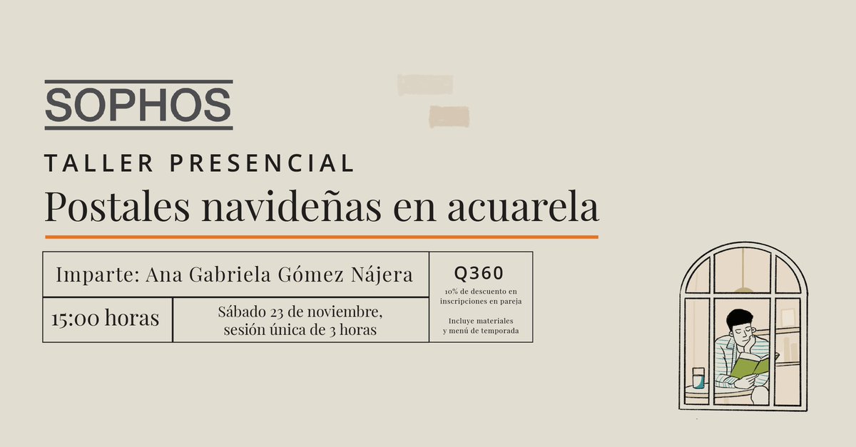 ✨ Únase al taller de “Postales navideñas en acuarela” el 23 de noviembre, de 15:00 a 18:00 horas. Con Ana Gabriela Gómez, aprenda a crear tarjetas únicas mientras disfruta de nuestro menú de temporada. Incluye materiales y 10% de descuento en pareja. Precio: Q360. ✨
Inscríbase