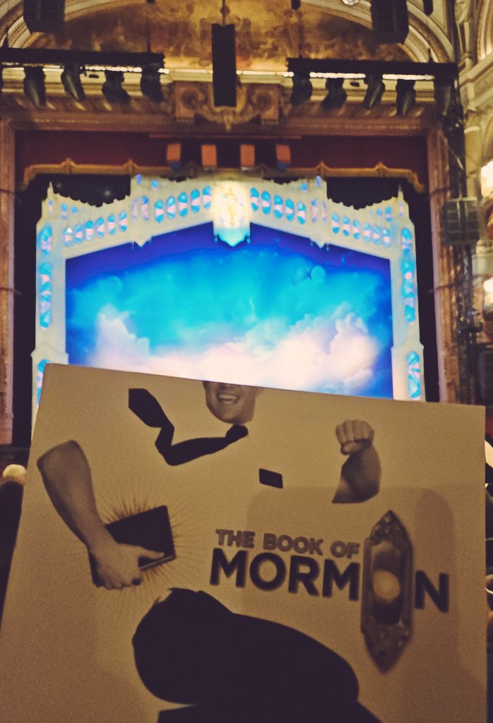 #TheBookofMormon was possibly the most bonkers, offensive, fabulous thing I've ever seen and was the perfect antidote for today!
<a href="/BradfordTheatre/">Bradford Theatres</a> 
<a href="/bookofmormonuk/">The B🐸🐸k of Mormon</a>