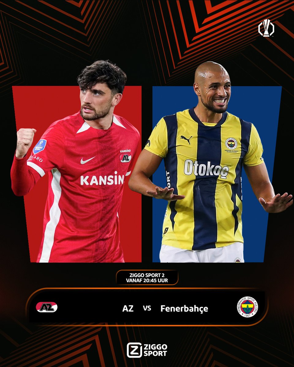 ZiggoSport's tweet photo. ππππππππ ALKMAARDERS! β€οΈβπ₯
De tweede thuiswedstrijd van AZ in de UEFA Europa League staat op het menu π
En dat tegen een bekende Turkse grootmacht β―
βοΈ AZ - FenerbahΓ§e
β° Vanaf 20:45 uur
πΊ Ziggo Sport 2
#ZiggoSport #UEL #AZFB https://t.co/lGqJw5uEzP