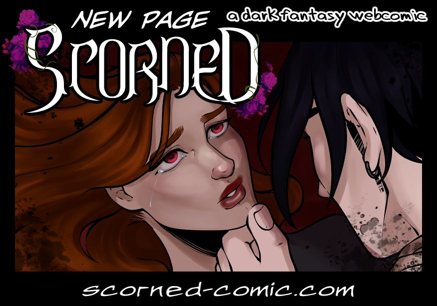 alicebethgoth's tweet photo. Hey you! A new page of SCORNED is up!
In the thread below are links to access where to read the comic and vote for it!

#webcomic #webcomics #indiecomics https://t.co/p4gCCb0WJX