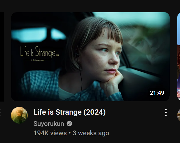 Turns out this had nothing to do with Life is Strange the game lol