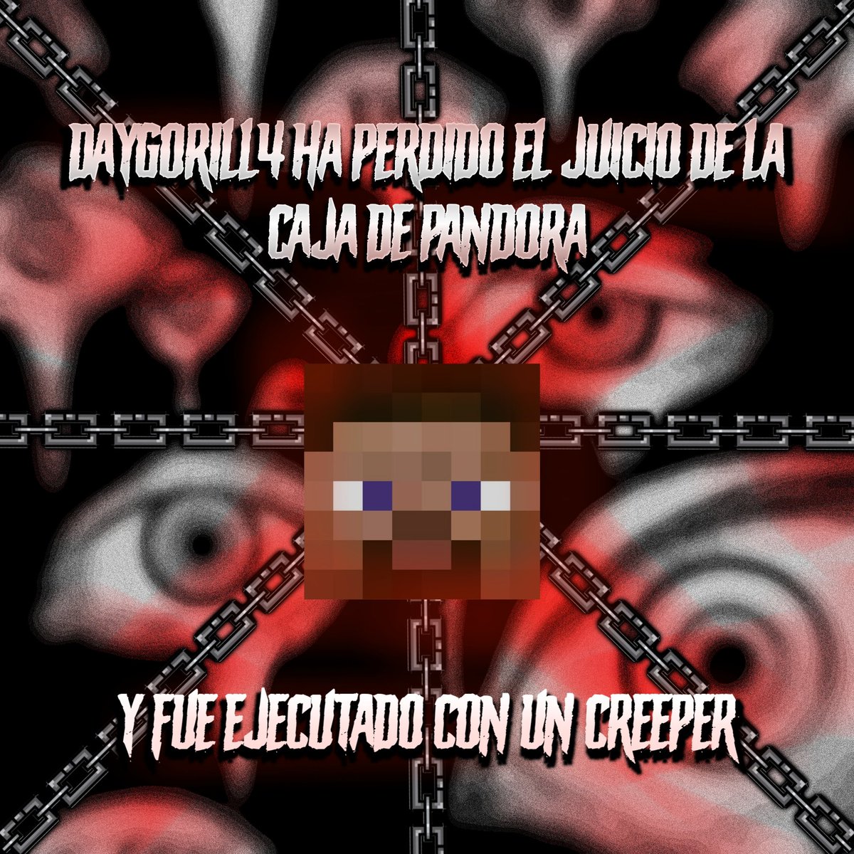 anacorehc's tweet photo. En este juicio solo hubo dos jugadores, ya que los demás no se conectaron, lo que los da como muertos.

Y de esos dos jugadores participantes, solo uno murió, que fue el caso de DayGorilla, quien no pudo escapar por siempre de una manada de creepers. ⚖️ https://t.co/HKxWNWCE9b