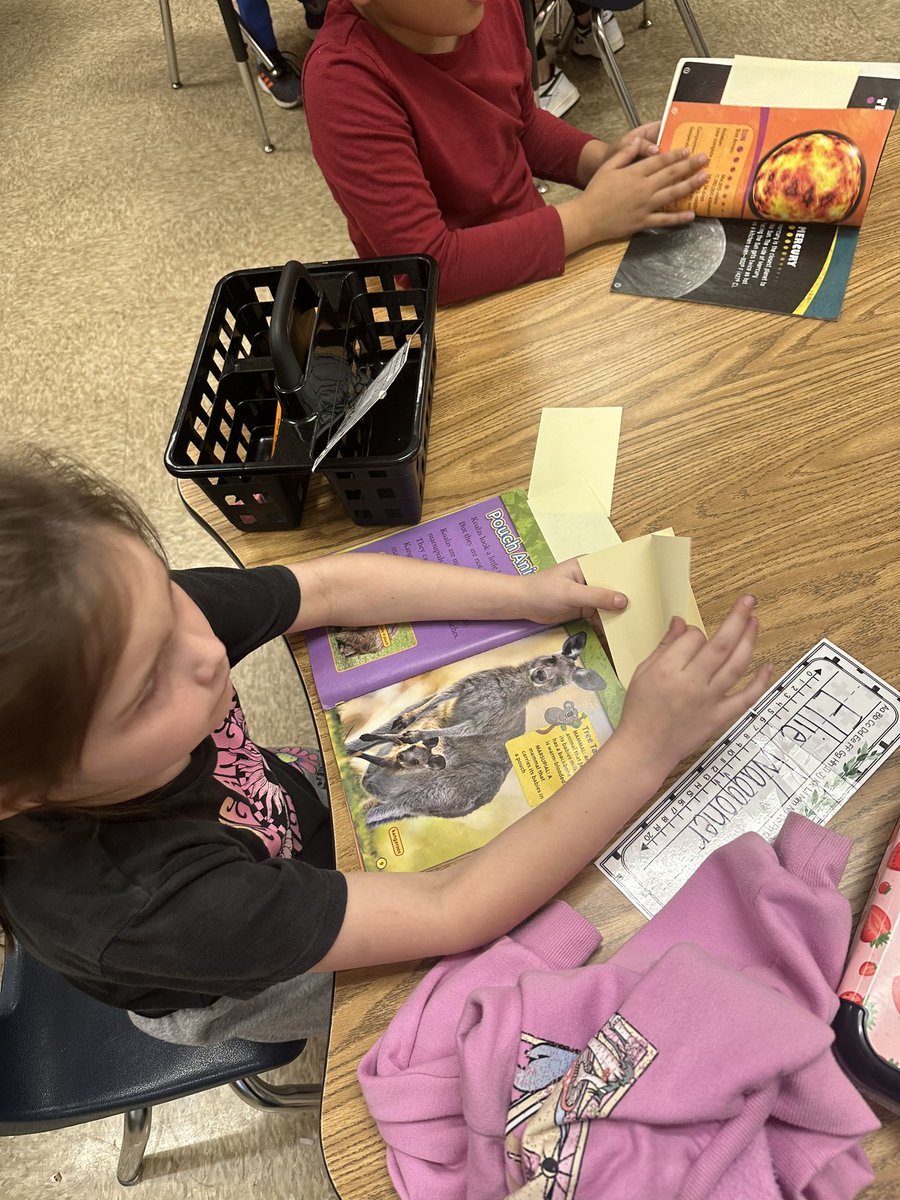 MrsRhodenIn1st's tweet photo. Investigating nonfiction books to kick off learning about text features. @HydeElem @HydePrincipal https://t.co/Qjh6bBh7hJ