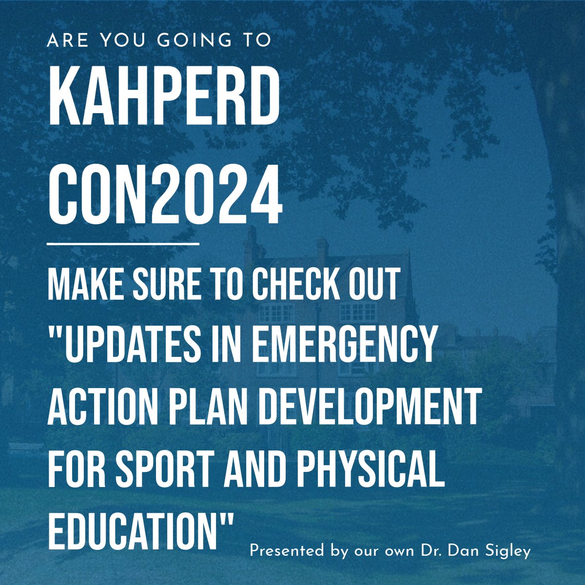 Join us tomorrow at 8 am for our presentation at KAHPERD hosted by Emporia State University. You won't want to miss it!
