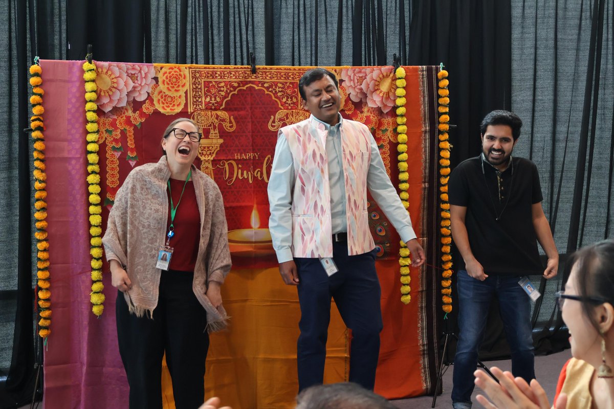 PROS_Inc's tweet photo. Happy Diwali from PROS! π―οΈ From the lighting of the lamp and festive dances to trivia and Bollywood-inspired musical chairs, we love these opportunities to share cultural experiences. Thank you SAHARA for bringing us together for this celebration of prosperity! #LifeatPROS https://t.co/Uuu5Pt2UuS