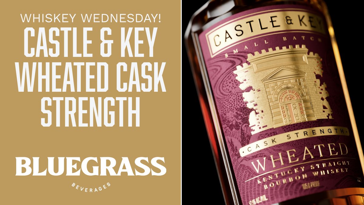 bluegrassbev's tweet image. Castle &amp;amp; Key  7-year Cask Strength Wheated Bourbon ($52.99). #castleandkey #bourbonsatbluegrass
