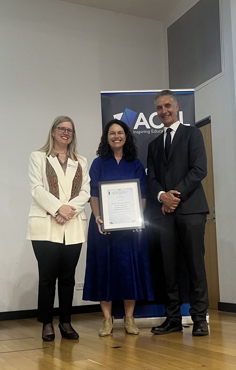 ACEL WA (@acelwa) on Twitter photo 🏆Congratulations to <a href="/LizSmithLass/">Liz Smith (Lasscock)</a> from <a href="/JosephBanks_SC/">Joseph Banks SC</a> for receiving a Certificate of Excellence in Educational Leadership <a href="/WA_Edu_News/">WA Education News</a> #edleadAU #ACELWAAwards 🏆 🏆Congratulations to <a href="/LizSmithLass/">Liz Smith (Lasscock)</a> from <a href="/JosephBanks_SC/">Joseph Banks SC</a> for receiving a Certificate of Excellence in Educational Leadership <a href="/WA_Edu_News/">WA Education News</a> #edleadAU #ACELWAAwards 🏆