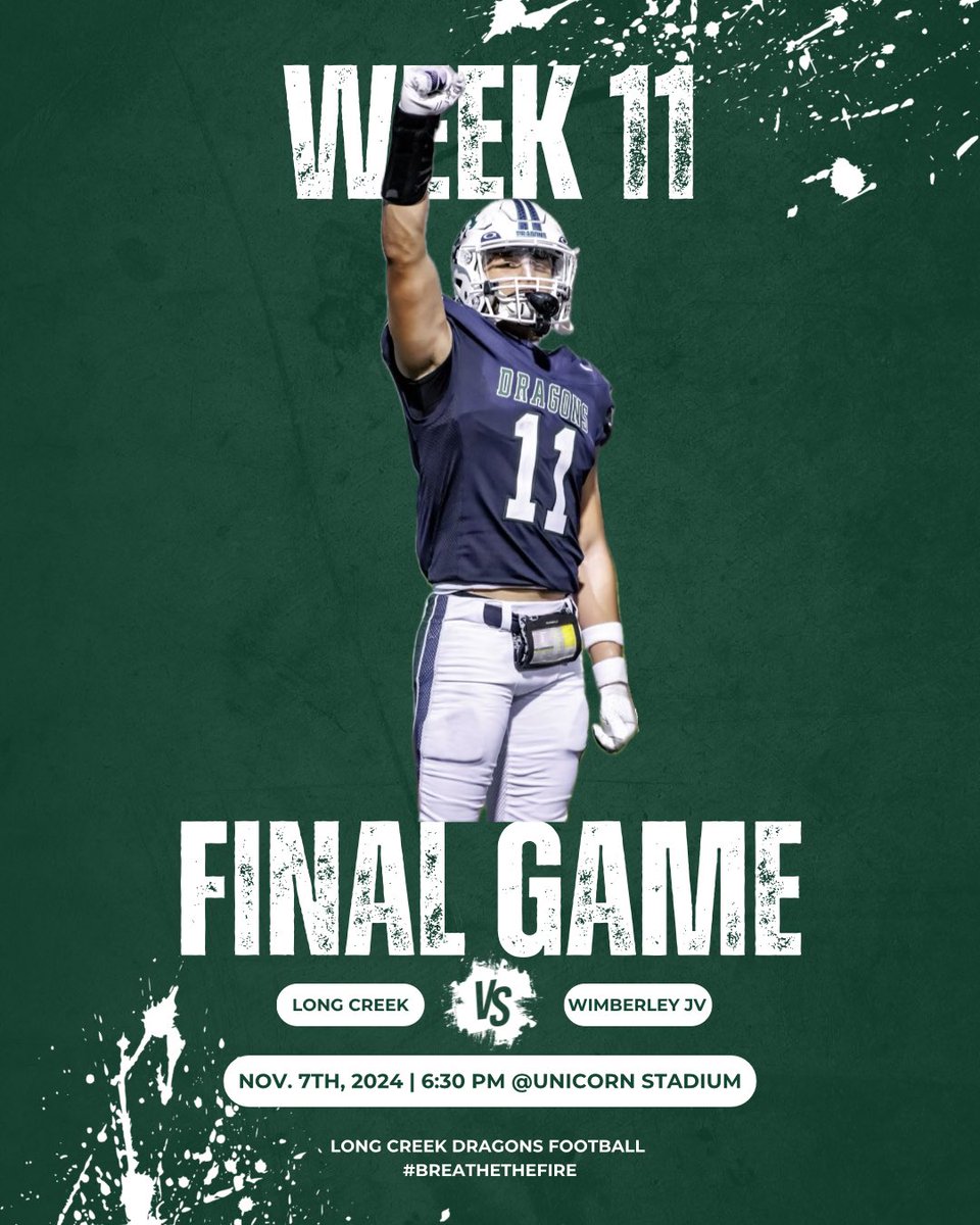 Final game. Tomorrow! #BreatheTheFIRE🔥🐉🔥 #tx #txhsfb