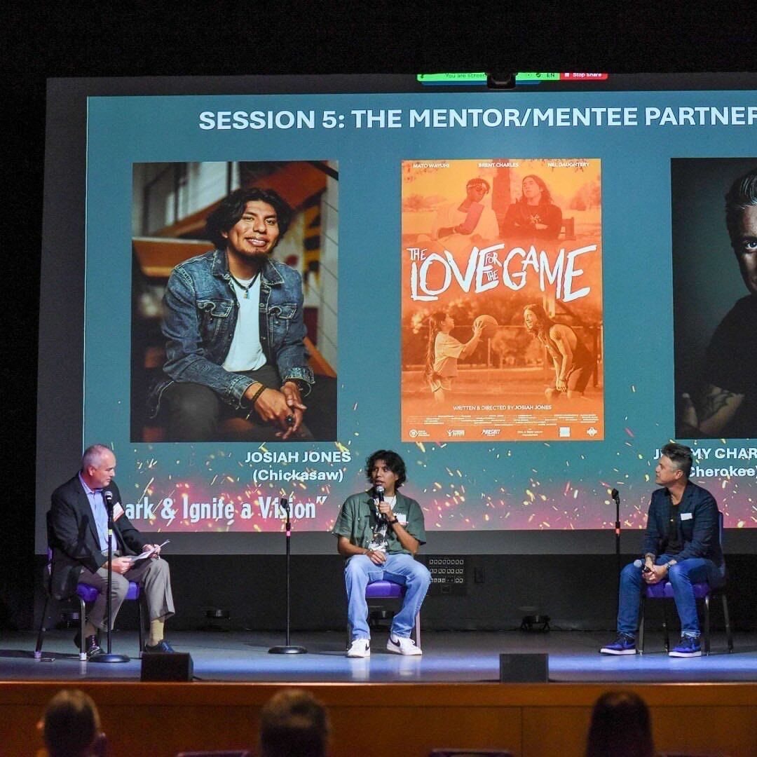 Resredemption's tweet image. Vision Maker Media Summit @visionmakermedia  This Summit was outstanding!  I realized I took a lot of photos of @jeremycharles and @Josiahwjones32 during their presentation of their film "The Love For The Game".  A great project and amazing people! #nativeamericanheritagemonth