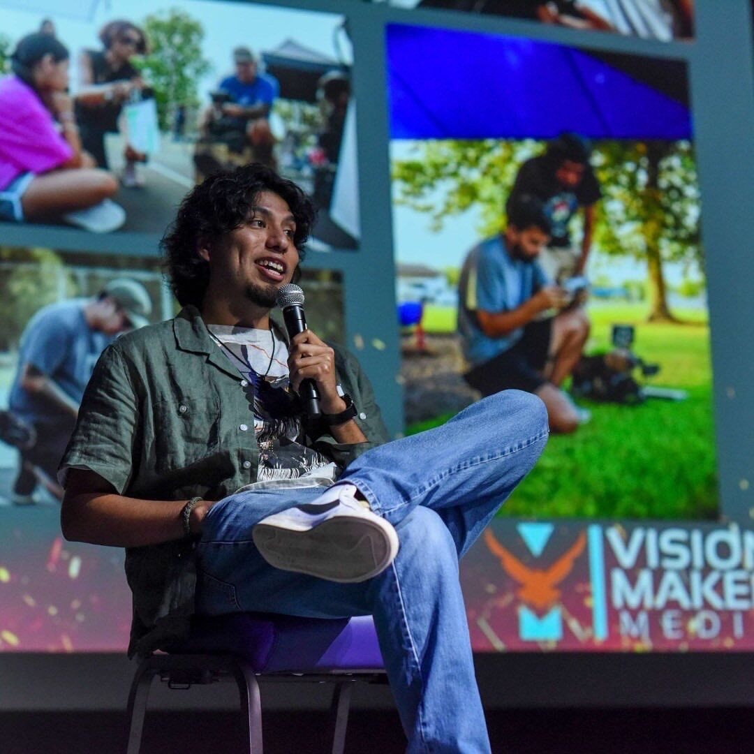 Resredemption's tweet image. Vision Maker Media Summit @visionmakermedia  This Summit was outstanding!  I realized I took a lot of photos of @jeremycharles and @Josiahwjones32 during their presentation of their film "The Love For The Game".  A great project and amazing people! #nativeamericanheritagemonth