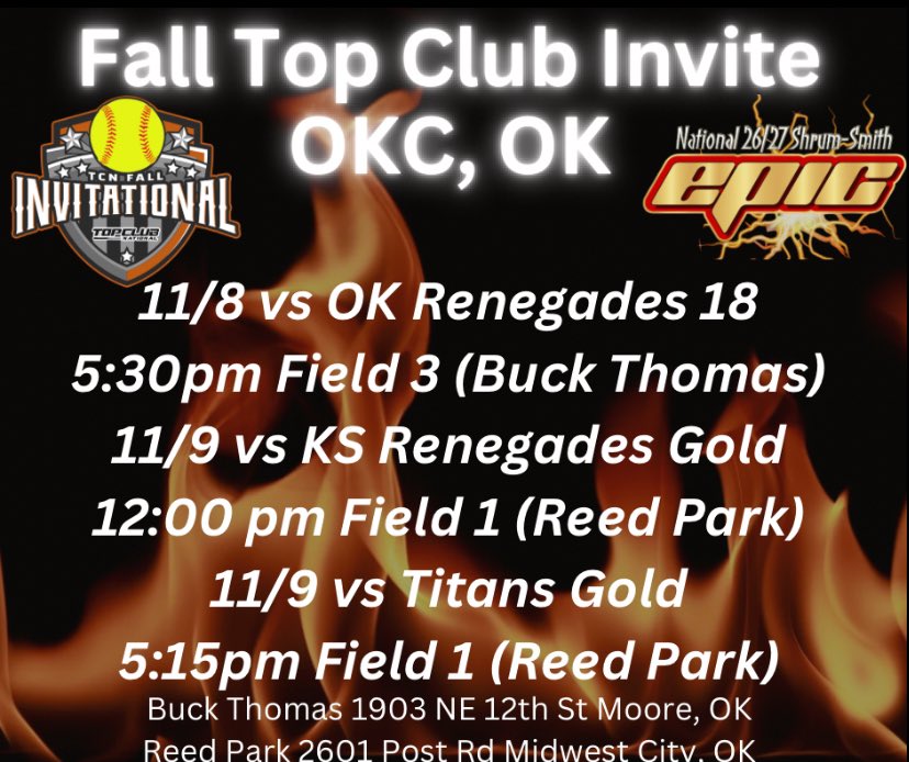 We are back at it this weekend and are hitting the road to OKC for the Fall Top Club Invite!! Let’s goooo