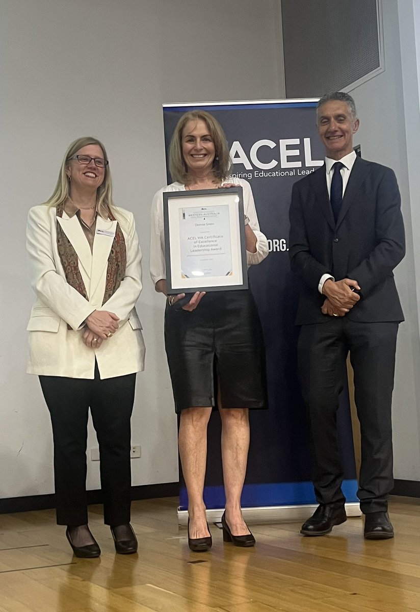 ACEL WA (@acelwa) on Twitter photo 🏆Congratulations to Donna Snow from Wembley PS for receiving a Certificate of Excellence in Educational Leadership <a href="/WA_Edu_News/">WA Education News</a> #edleadAU #ACELWAAwards 🏆 🏆Congratulations to Donna Snow from Wembley PS for receiving a Certificate of Excellence in Educational Leadership <a href="/WA_Edu_News/">WA Education News</a> #edleadAU #ACELWAAwards 🏆