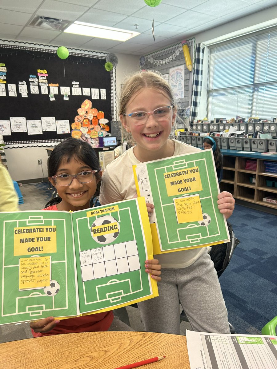 angelaatkagan's tweet image. Mission accomplished for these 4th graders! We set a reading goal, tracked it by doing activities during small group and independent reading time, then slayed the assessment. Way to goal! #mrspink4thgrade #vaughnelemfisd #GoalSetting