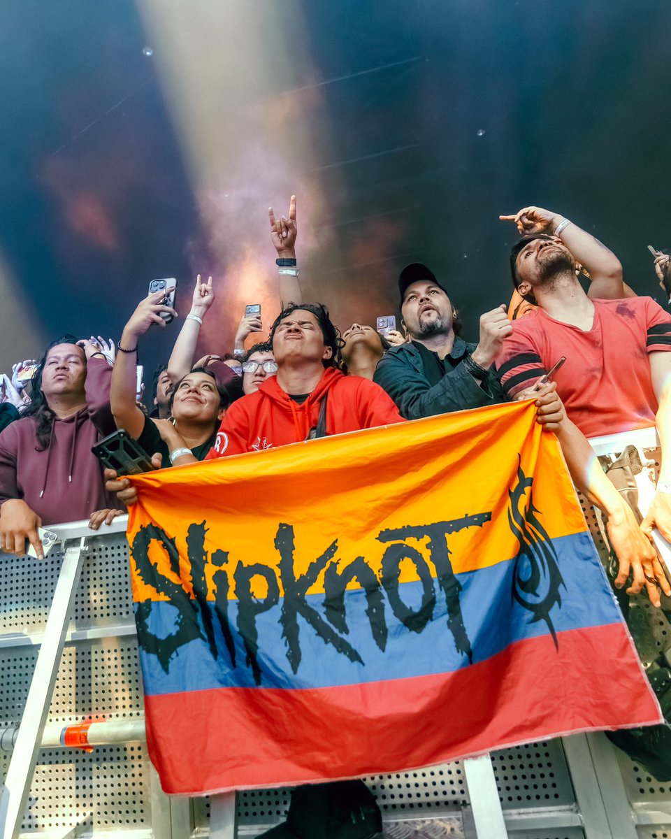 slipknot's tweet photo. Bogotá, Colombia // Night 1 🇨🇴

📸 @anothernonsensx https://t.co/WXGIPSTTOU