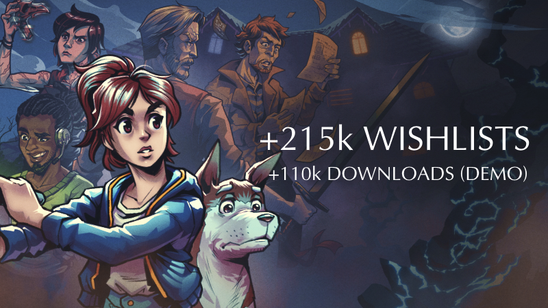 Thank you so much for making this happen!

A message for everyone who made this possible:
store.steampowered.com/news/app/15075…

#indiegame #enigmadomedo