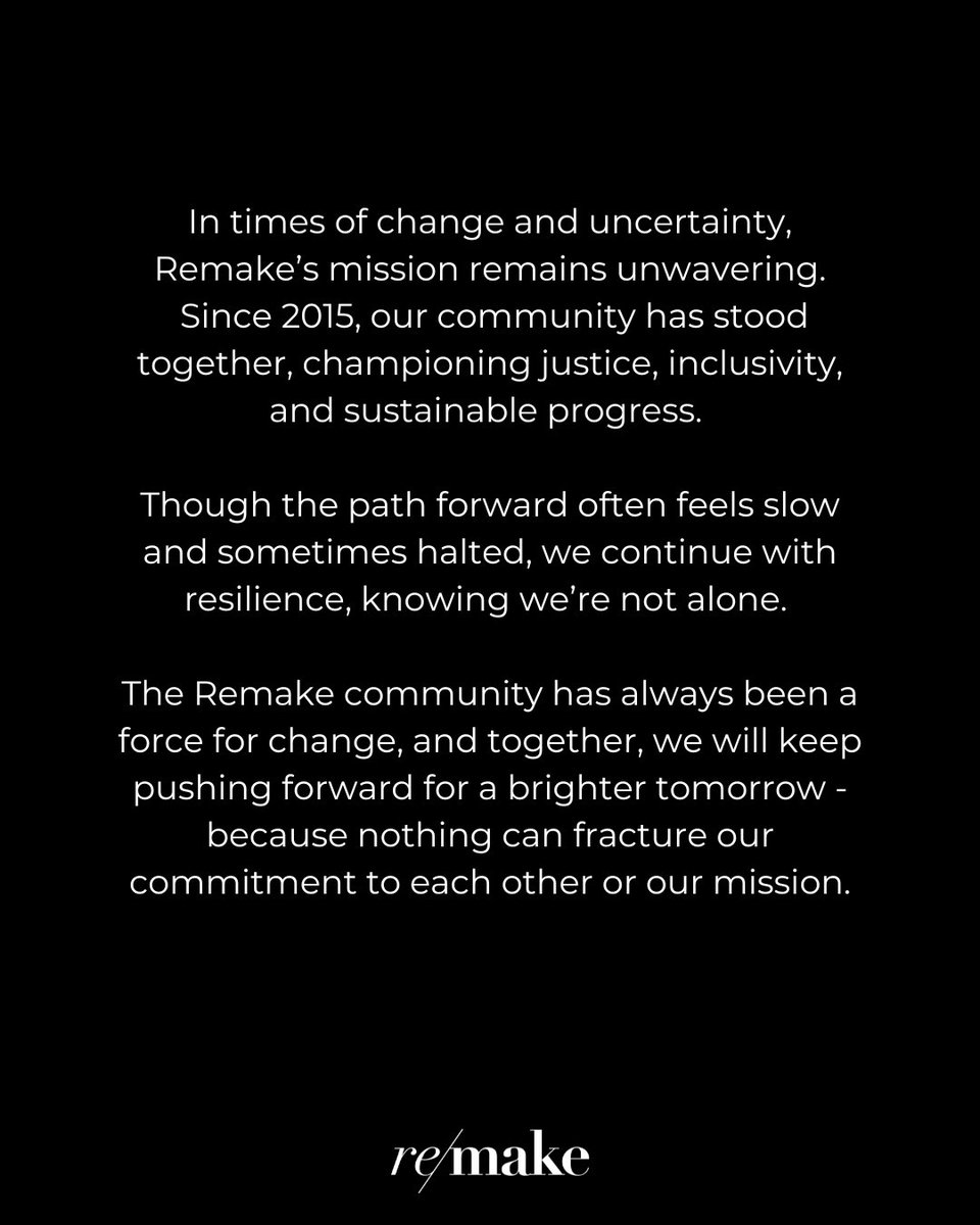 Together, we will keep pushing forward for a brighter tomorrow - because nothing can fracture our commitment to each other or our mission. 🖤