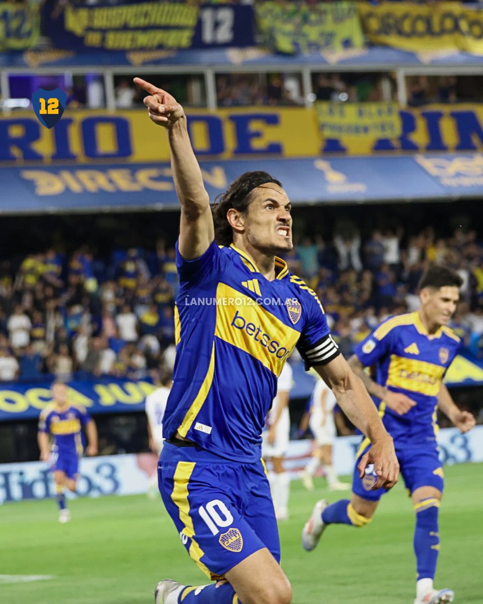Boca se lo dio vuelta a Godoy Cruz y lo goleó en La Bombonera Cavani convirtió el 2-1.
