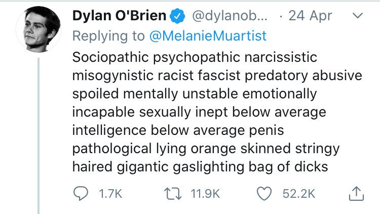 archivdob's tweet image. dylan o'brien once said