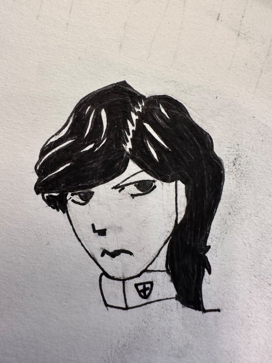 Drew a little Akemi Nakajima at a local coffee shop!