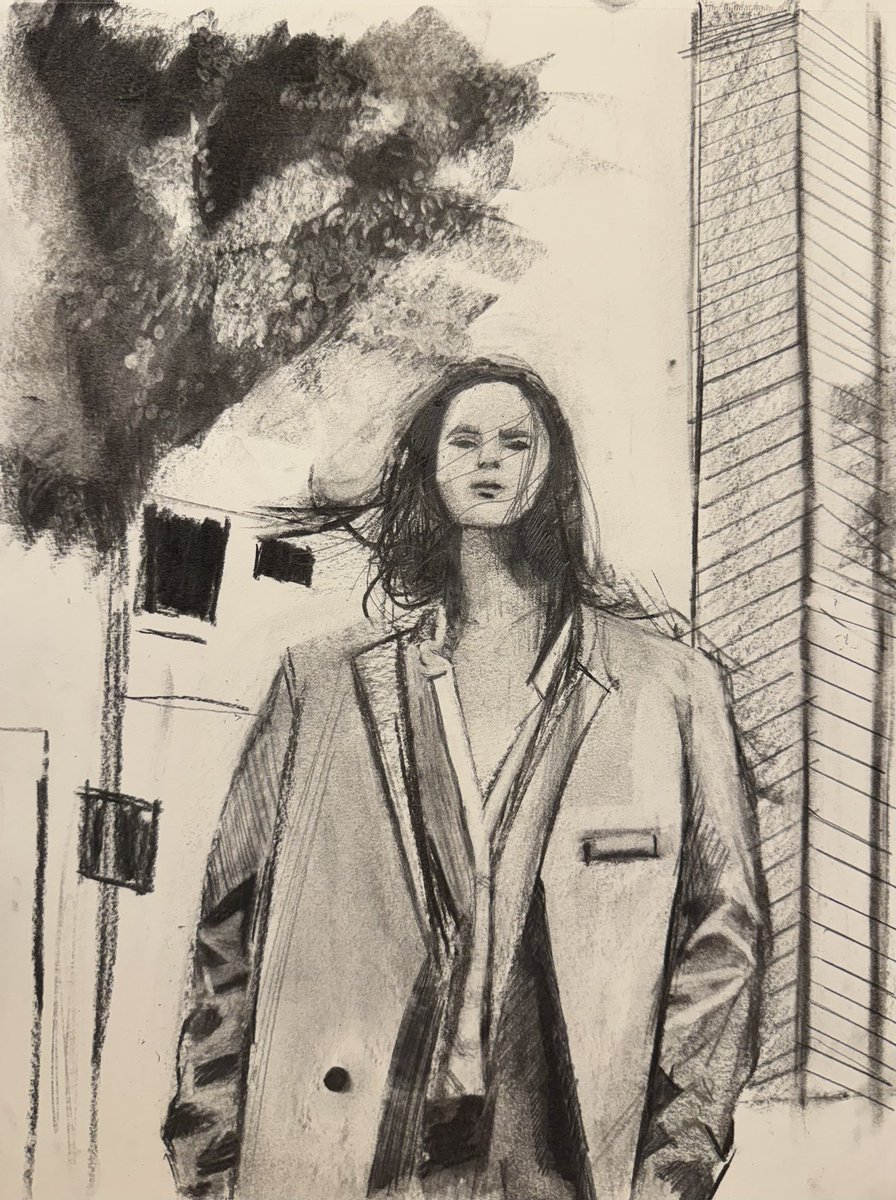 Michael_cota4's tweet photo. Charcoal sketch #2 https://t.co/2kKpqBzZ8B