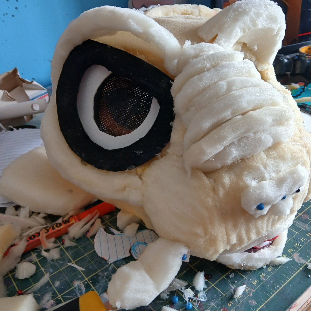 cleitonthedemon's tweet photo. #fursuiter #fursuitmaker #fursuit #fursuitmakin https://t.co/8dkMT0FVN4