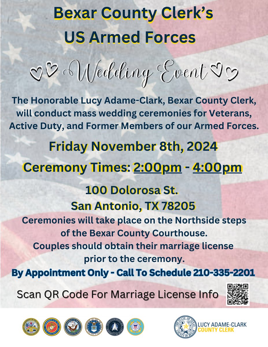 Hon. Lucy Adame-Clark, Bexar County Clerk's Office tweet media