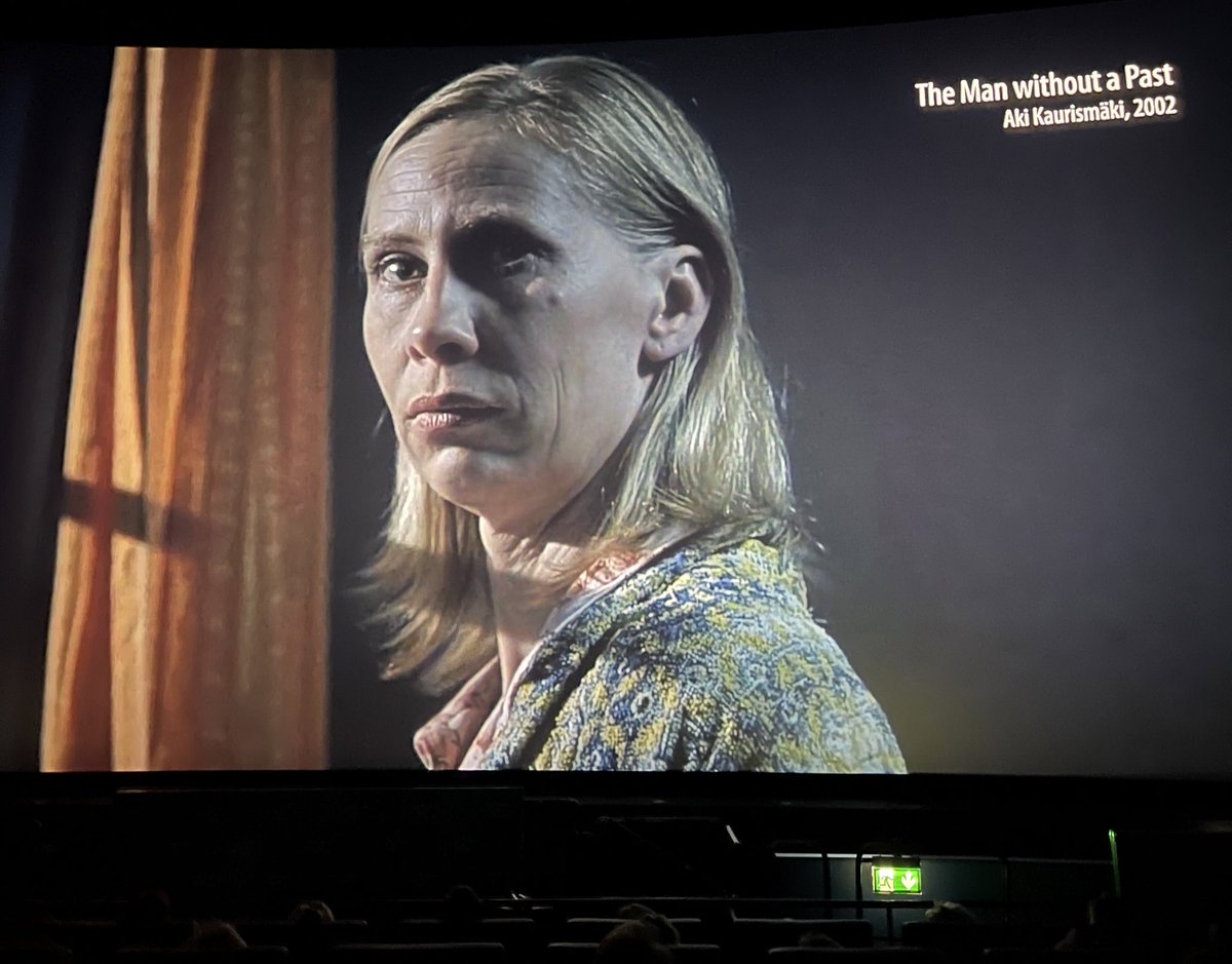 sofiebackmn's tweet image. When the world outside is crumbling, go to the cinema, sit down and let the movie talk. Like Kati Outinen and me at the Nordic Film Days in Lübeck - what a bliss to meet this legend! #fangirlmoment @elokuvasaatio @FinBotschaftDe