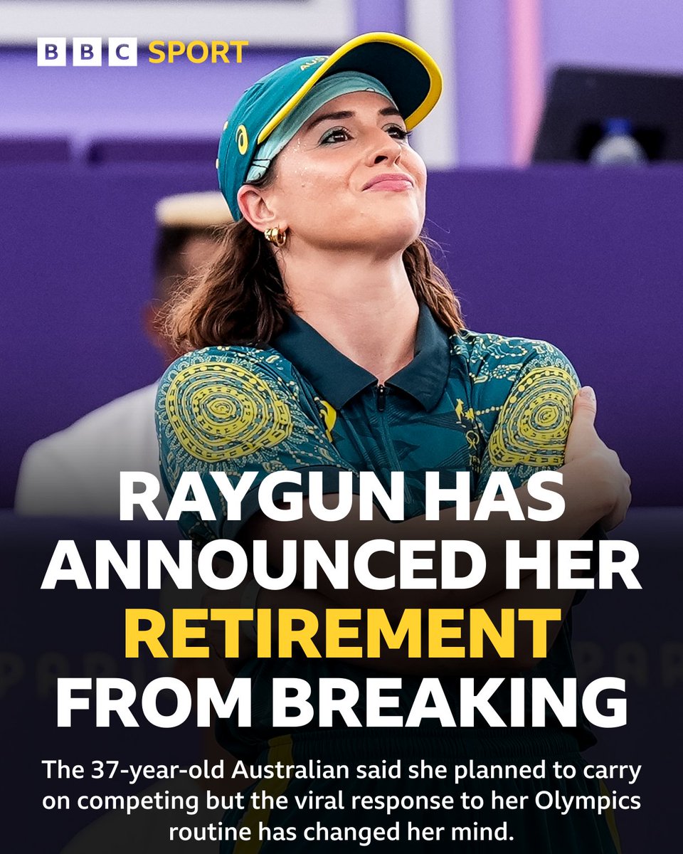 The university lecturer's routine catapulted her to global attention., but it's for this reason she's called time on her breaking career. 

#BBCOlympics #Paris2024