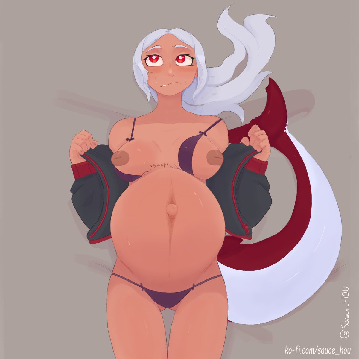 ( commission of anon's oc ) putting too much trust into her old clothes