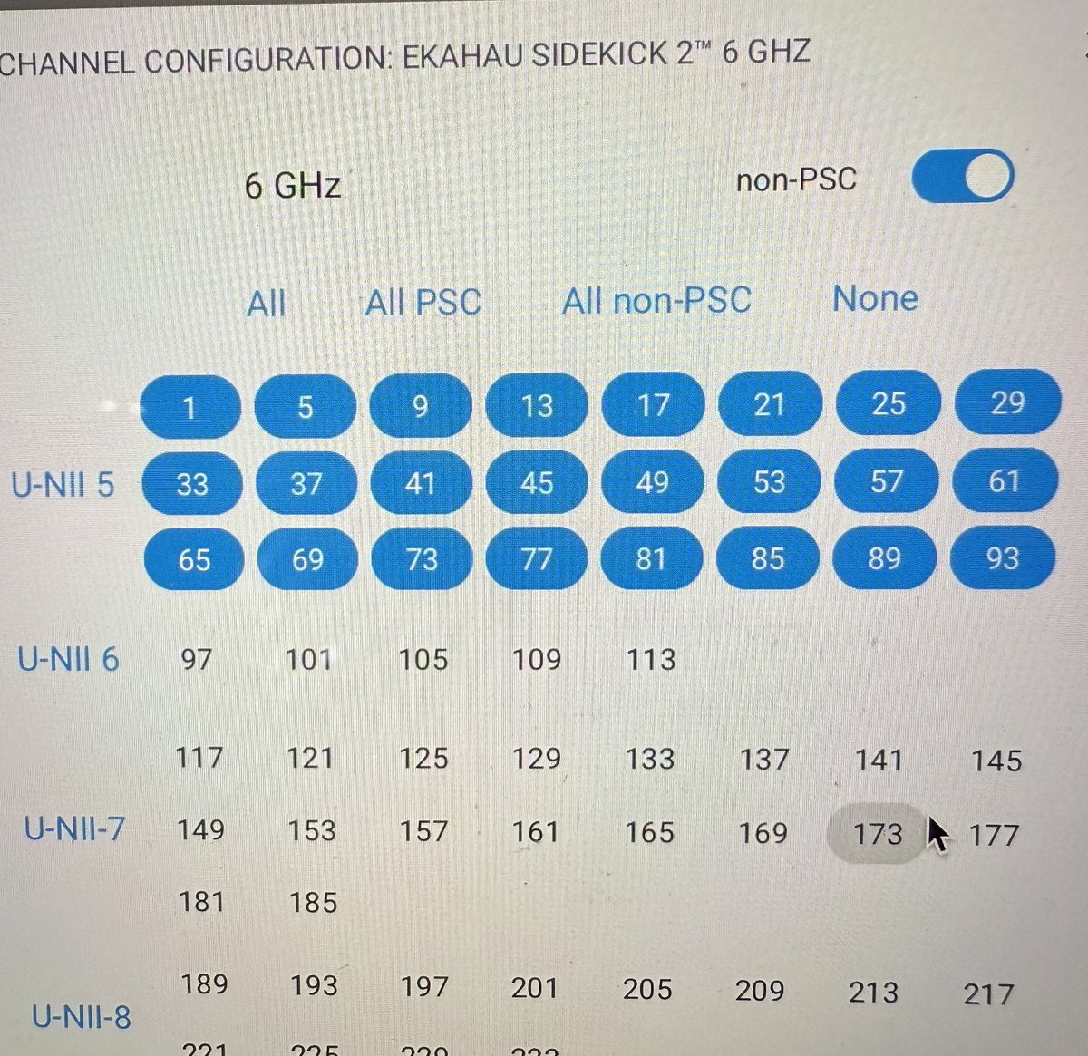 Hey <a href="/ekahau/">Ekahau</a> loving the new scanning of non-PSC channels in the latest version of Ekahau AI Pro on Mac and PC.   But the settings do not save and you have to remember to do every time you open software.  Why does Mac version also not get coloured channels like pc version.