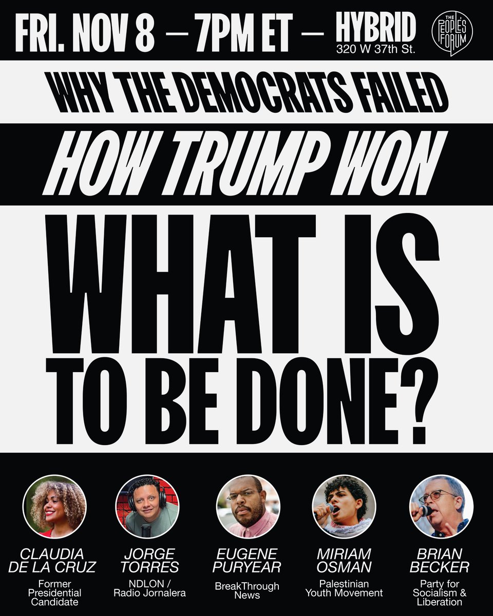 The People's Forum tweet media