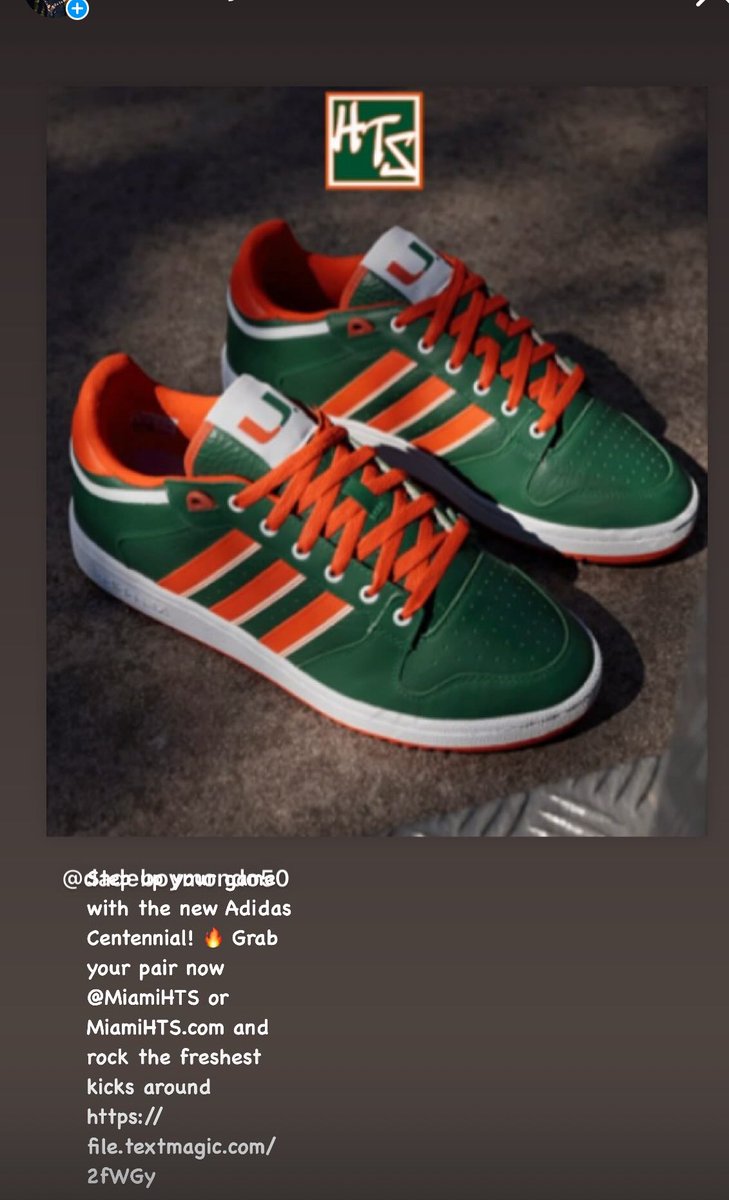 Step up your game with the new Adidas Centennial! 🔥 Grab your pair now @MiamiHTS or MiamiHTS.com and rock the freshest kicks around 
file.textmagic.com/2fWGy