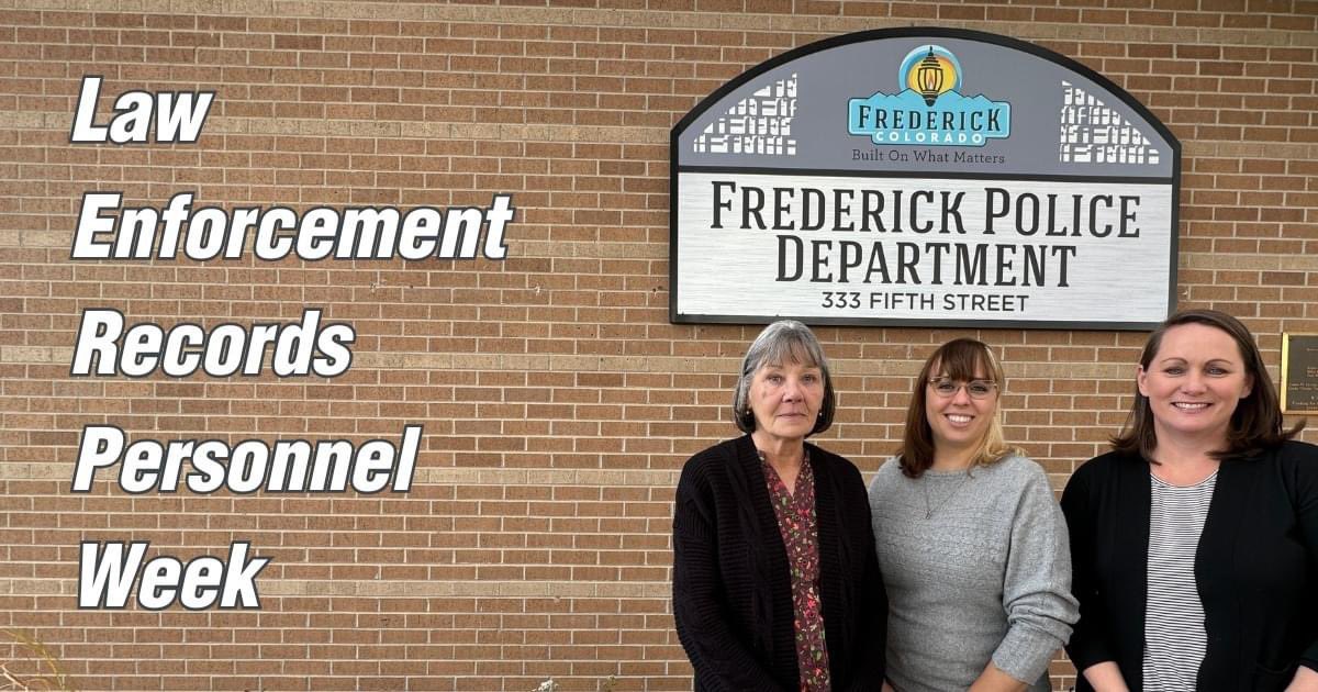 Join us in celebrating our amazing records team at the Frederick Police Department—Kristy, Madison, and Pat! This week, we’re shining a spotlight on their dedication and the crucial role they play in supporting our community. Law enforcement records personnel are essential to