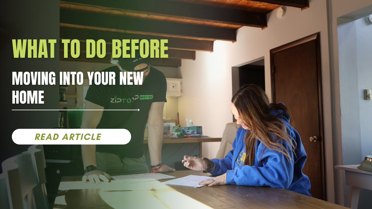 ZiptoZipMoving1's tweet image. Are you ready to move into your new home? 🏡 Before settling in, complete these essential steps for a smooth transition—like checking utilities, cleaning, and setting up safety measures. 🔑 

Read more here: l8r.it/INb6

#NewHome #movingblog