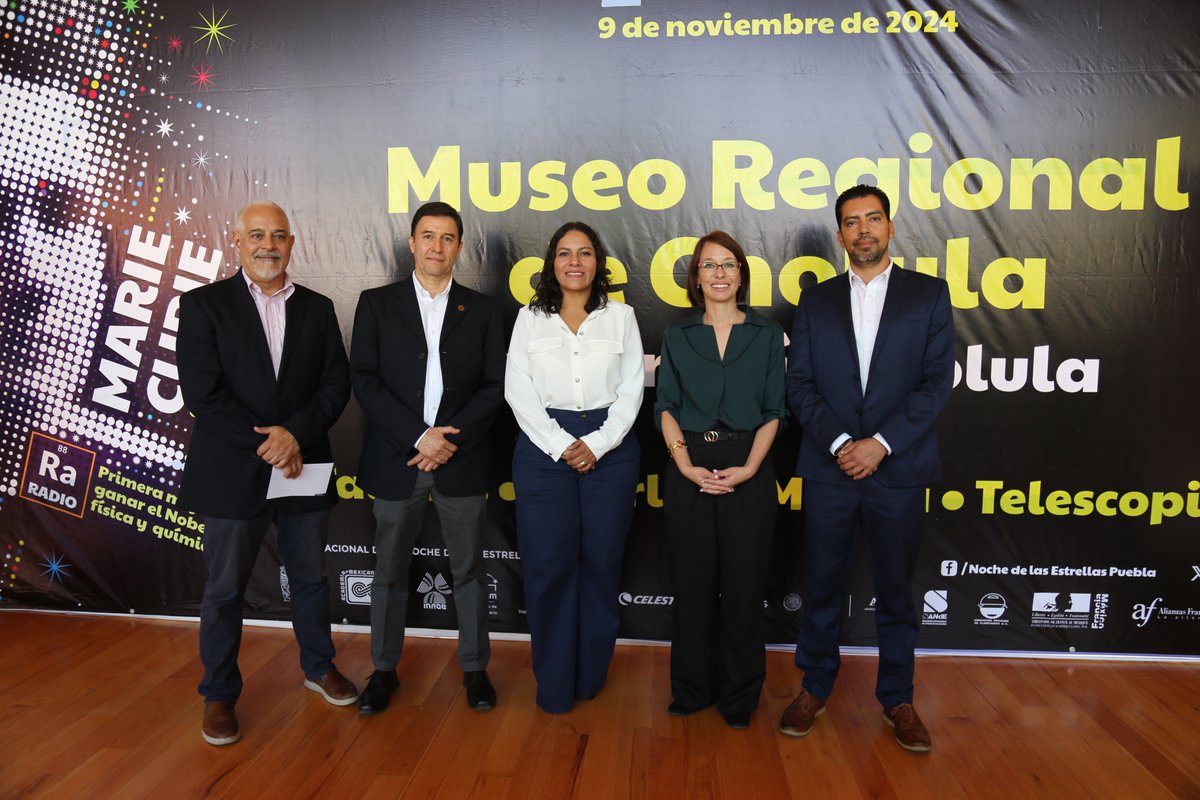#BoletíndePrensa Observación astronómica, talleres, conferencias, actividades artísticas y mucho más en la Noche de las Estrellas 2024.

Nota completa en 👇
inaoep.mx/noticias/?noti…

#NdE2024 #mariecurie #Galileo #ParisPismis #Andrómeda
