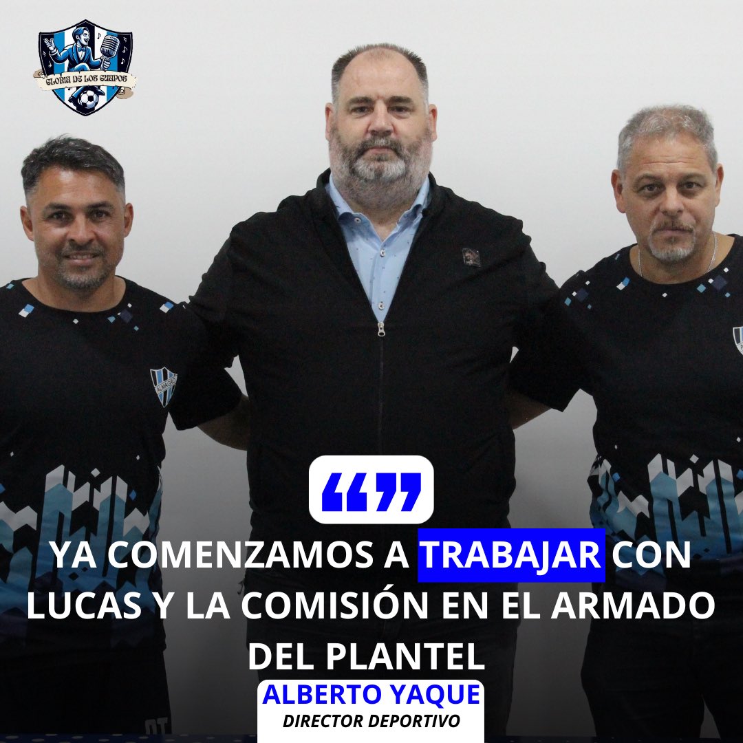 🗣️ Las primeras declaraciones del 𝗕𝗲𝘁𝗼 𝗬𝗮𝗾𝘂𝗲 como director deportivo de #Almagro 

🎙️ Dialogamos con Yaque luego de su vuelta al club en una nueva función y esto nos decía. 

📸 Imágenes de Prensa Almagro.