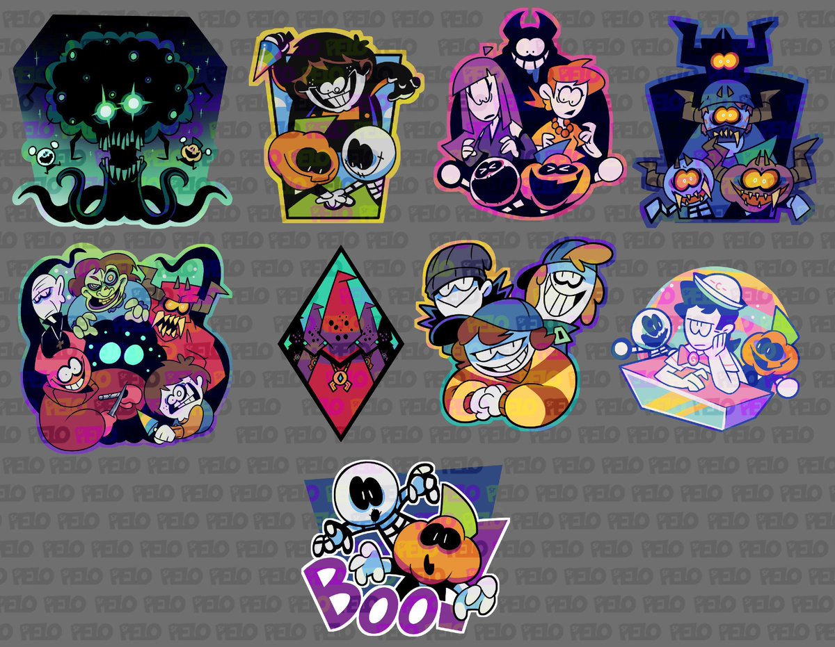 ◇ 161
Sticker designs for conventions