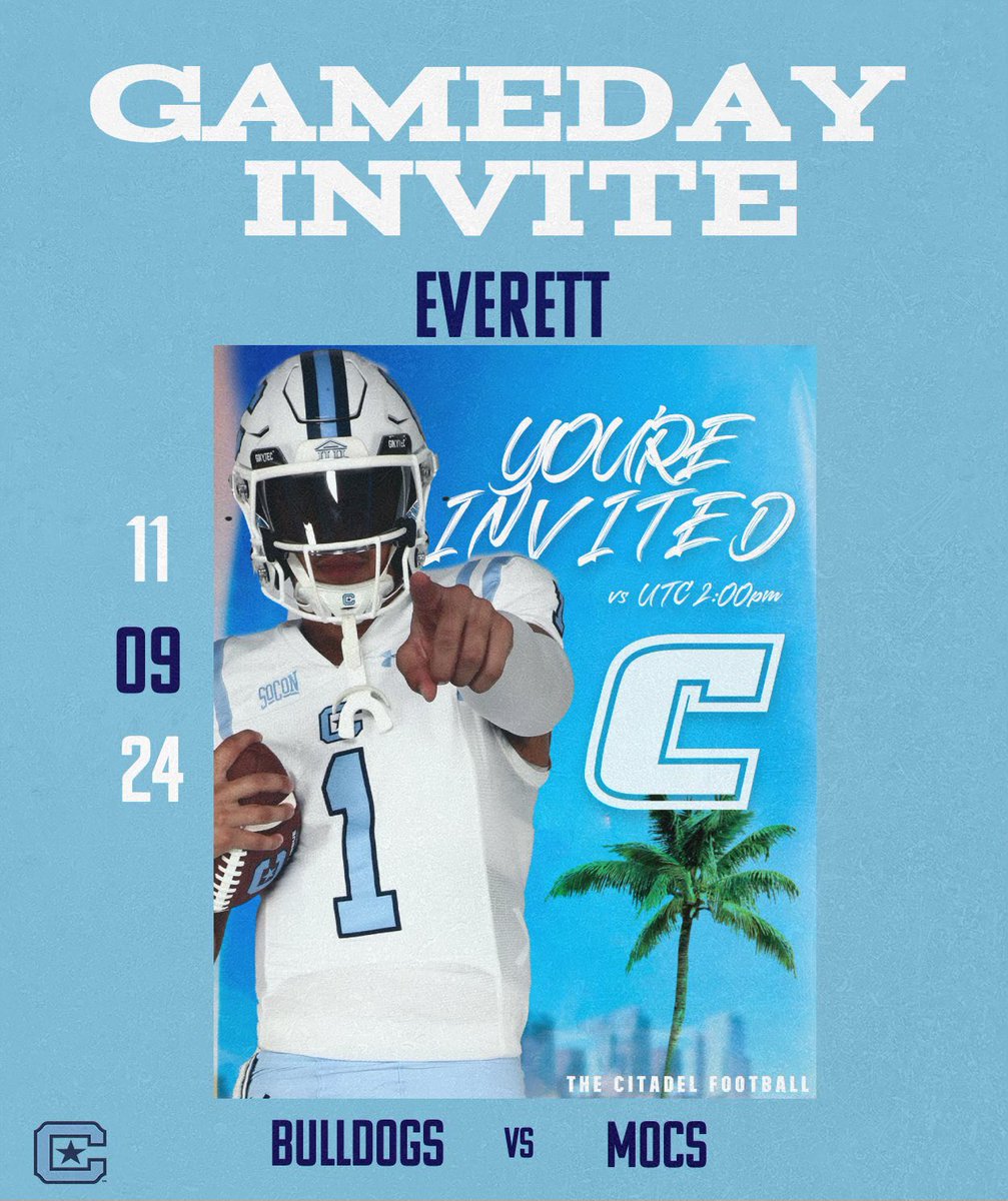 Everett Scandlen (@scandlen2026) on Twitter photo Excited to go see <a href="/CitadelFootball/">The Citadel Football</a> this Saturday thanks for the invite
<a href="/brycelybrand/">Bryce Lybrand</a>
<a href="/high_beaufort/">Beaufort High School Athletics</a> Excited to go see <a href="/CitadelFootball/">The Citadel Football</a> this Saturday thanks for the invite
<a href="/brycelybrand/">Bryce Lybrand</a>
<a href="/high_beaufort/">Beaufort High School Athletics</a>