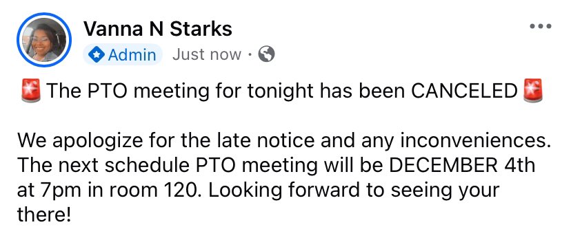 WKHS PTO tweet media